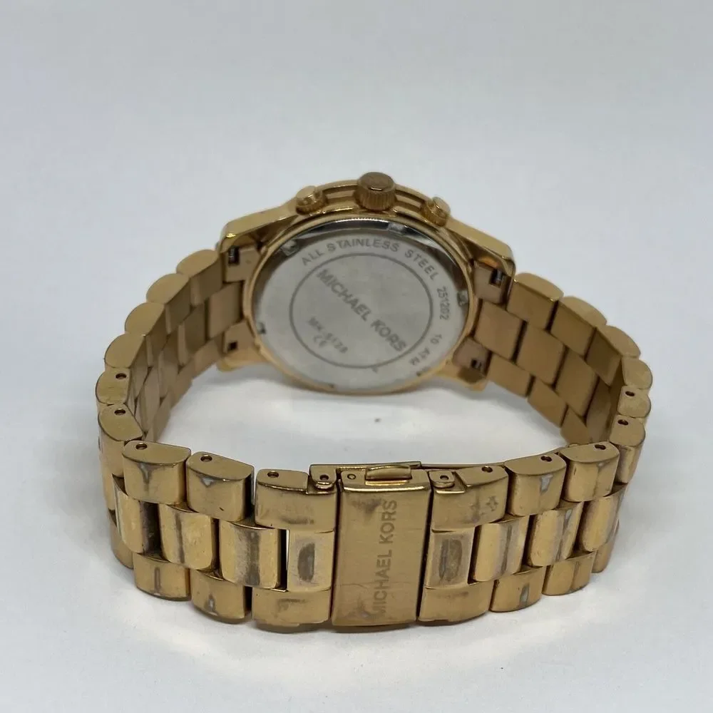 Michael Kors Runway MK5128 Women Stainless Steel Analog Dial Quartz Watch UC846